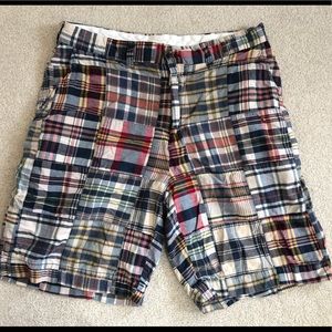 Men’s Polo Ralph Lauren Plaid Patch Madras shorts size 34